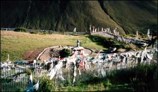 Sku burial ground near Drigung Til, Tibet