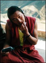 Monk at Drigung Til Monastery