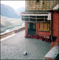 Body arrives for sky burial